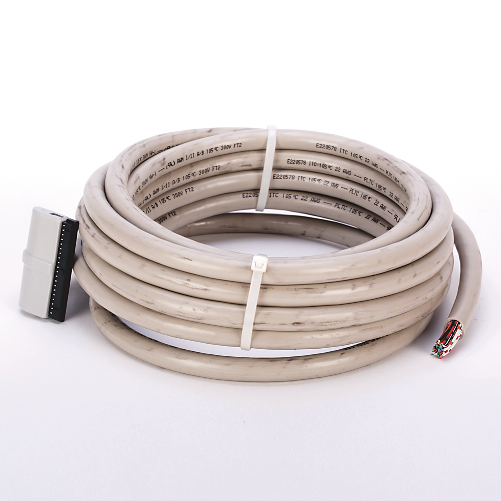 1492-CABLE050Q - IFM Ready Cable, 40 conductors, #22 AWG, & IFM 40-Pin connector, length 5.0 meter (16.4 feet)