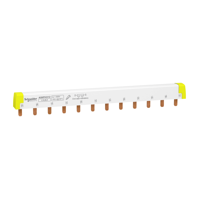 A9XPH312 - Acti9 - comb busbar - 3L - 18 mm pitch - 12 modules - 100A