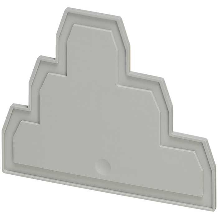 NSYTRACPE26 - Cover plate, Linergy TR, 2.2mm width, 3 level, 6 points, for push-in terminals NSYTRP26T, grey, Set of 50