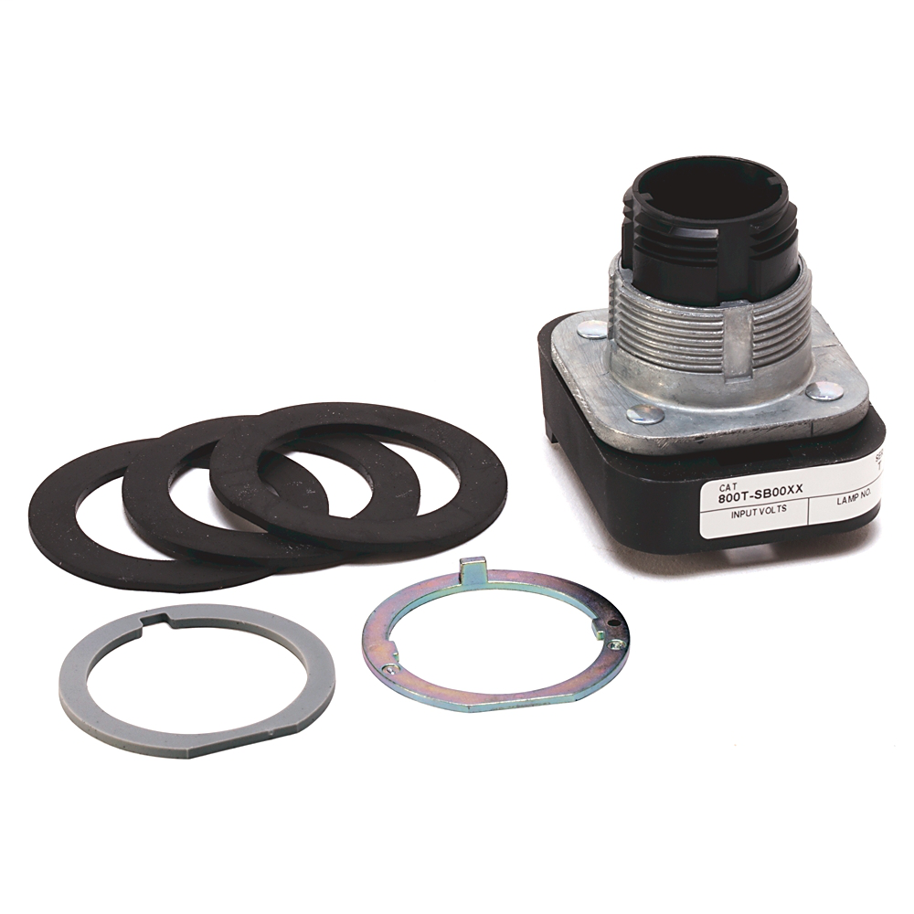 800T-SB00XX - 30.5mm Type 4/13 Mom. Contact PB-Illum., No Color, Ext. Hd w/o Guard, No Contacts