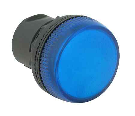 800FD-P6N7 - 800F Pilot Light - Rd. Plas. Monolithic (IP66, 4/13, IP66), Blue, Integrated LED, 240V AC, Standard Pack (Qty. 1)