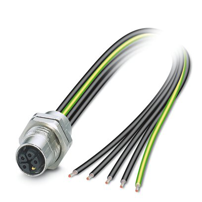 1162474 - SACC-DSI-M12FSK-4PE-M16XL/1,0 - Conector de dispositivo, montaje trasero