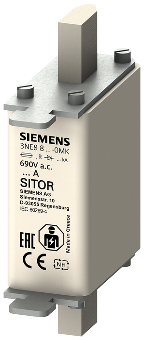 3NE8824-0MK - SITOR FUSE LINK, 160A, 690V