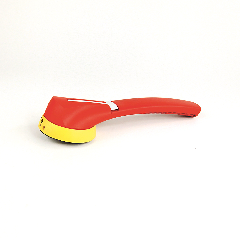 194R-HM4E-L - 194R Disconnect Switch Accessories, Red/Yellow Operating Handle, standard orientation with defeater
