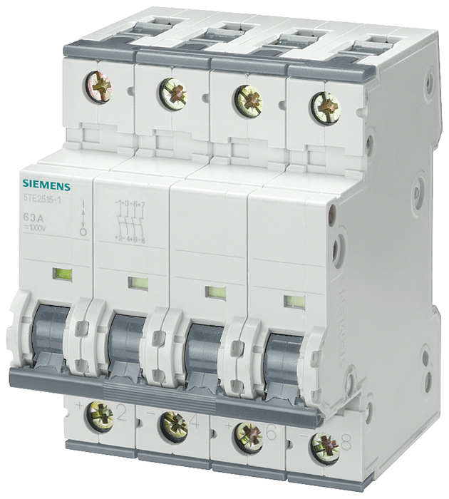 5TE2515-1 - DC DISCONNECTOR PV SYSTEMS, 1000VDC, 63A