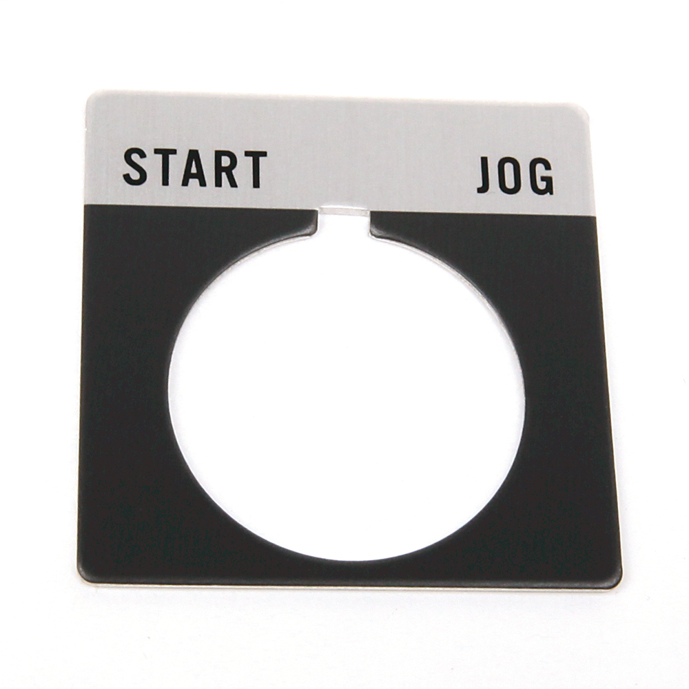 800T-X548J - 800T Legend Plate,JumboSTART-JOG, Package Quantity 1, Gray