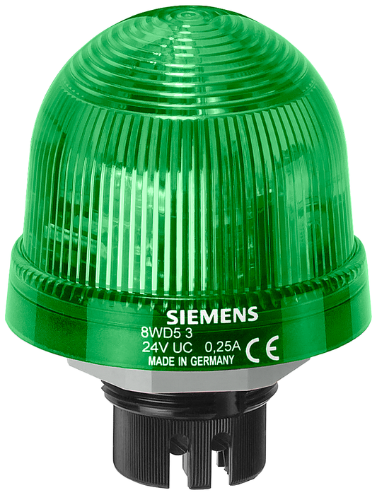 8WD5320-5AC - BUILT-IN LUMINAIRE, STEADY, 24VUC, GREEN