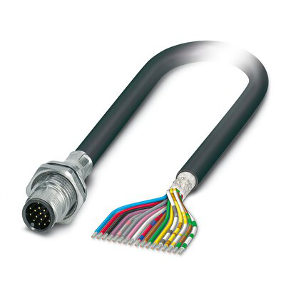 1239772 - SACCBP-MS-17CON-M16/2,0-PVCSCOX - Conector de dispositivo, montaje trasero