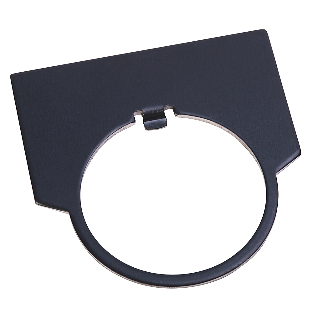 800T-X59 - 800T Legend Plate,Half Round, Package Quantity 25, Gray