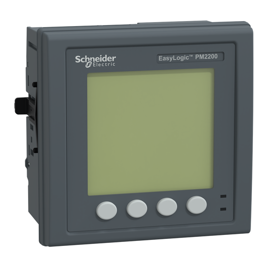 METSEPM2220 - EasyLogic PM2220, medidor de potencia y energía, hasta el armónico 15, pantalla LCD, RS485, clase 1