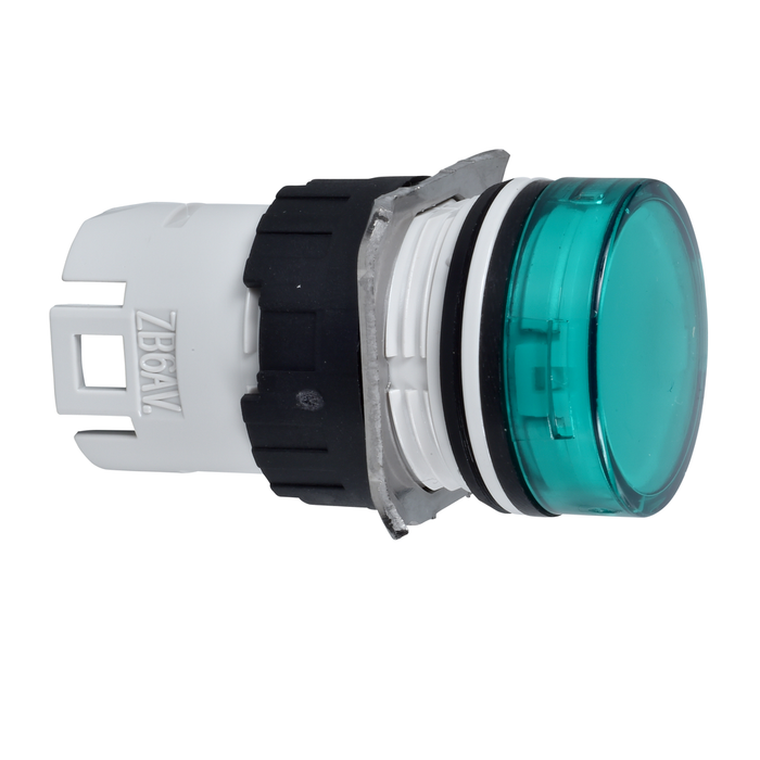 ZB6AV3 - Head for pilot light, Harmony XB6, green, 16mm, integral LED (Qty. 80)