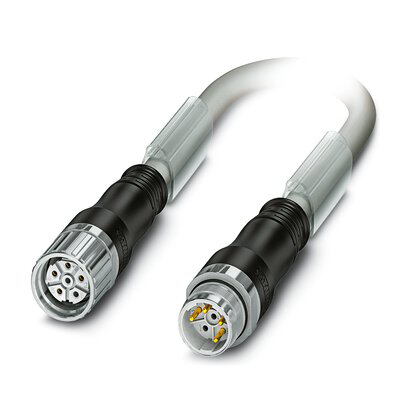 1619606 - K-3E-M23 M9/5,0-A00/M23 F8 - Connector in molded plastic on both sides