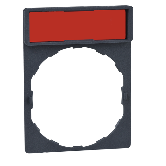 Harmony XB6, soporte para leyenda de 24 x 28 mm para leyenda de 8 x 21 mm sin marcar (Cantidad: 10)