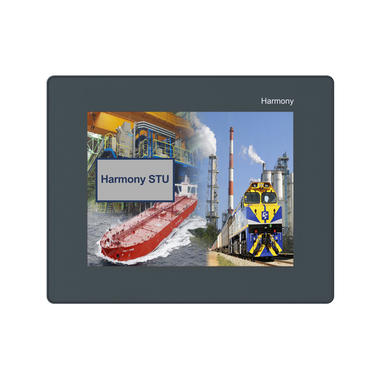 HMISTU855W - Pantalla táctil a color, Harmony STO y STU, 5,7 pulgadas de ancho, sin logotipo de Schneider