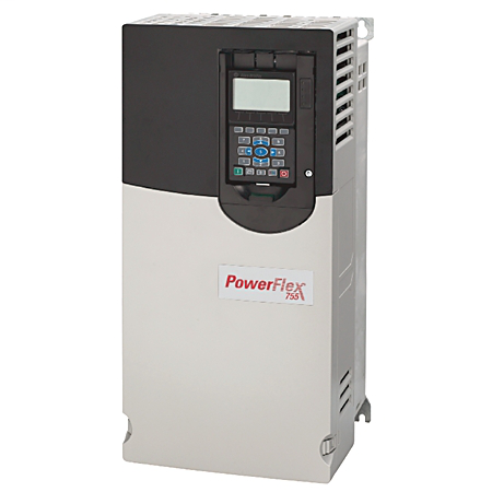 20G11NC037AA0NNNNN - PowerFlex 755 AC Drive, with Embedded Ethernet/IP, Air Cooled, AC Input with DC Terminals, Open Type, 37 Amps, 18.5kW ND, 15kW HD, 400 VAC, 3 PH, Frame 3, Filtered, CM Jumper Removed, DB Transistor, Blank (No HIM)