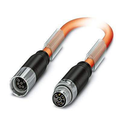 1619317 - K-5E-M17 M9/5,0-C00/M17 F8 - Connector in molded plastic on both sides