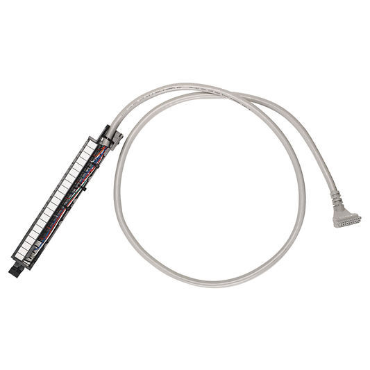 1492-CABLE010FF - Pre-wired cable for 1771 Output Modules, 20 conductors, #22 AWG, w/1771-WHF connector & IFM 20-pin connector, length 1.0 meter (3.28 feet)