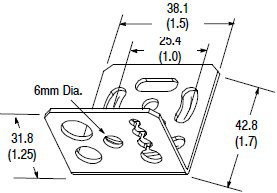 60-2696 - 60-2696 Right Angle (90 Degree) Mounting Bracket