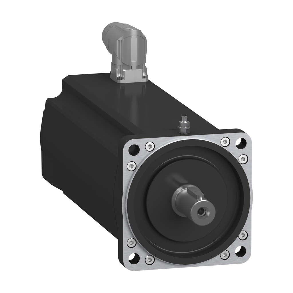 SH31003P1BA4000 - Motor SH3 OMC de 100 mm, 3 vías, IP65/54, con llave, DSL, multivuelta, conexión angular, M23