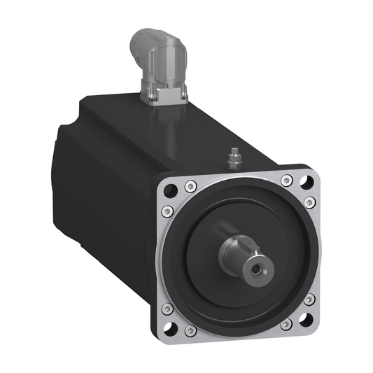 SH31003P1BA4000 - Motor SH3 OMC de 100 mm, 3 vías, IP65/54, con llave, DSL, multivuelta, conexión angular, M23