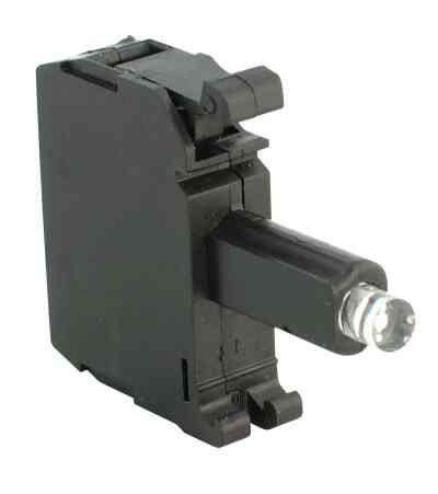 800F-PN5W - LED integrado, montaje con pestillo de plástico, 120 V CA, LED blanco