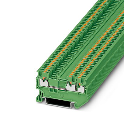 3208160 - PT 1,5/S-TWIN GN - Bloque de terminales de paso