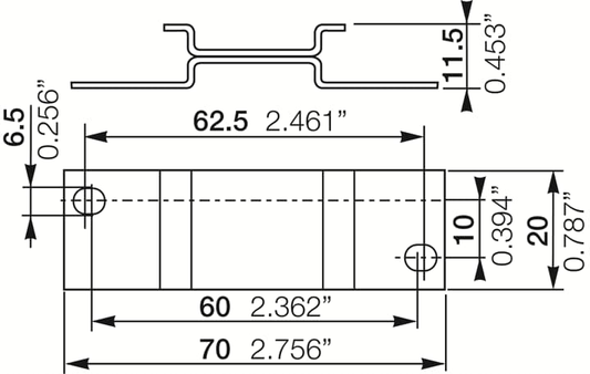 1SVR430029R0100 - ADP.01 ADAPTER FOR SCREW-MOUNTING
