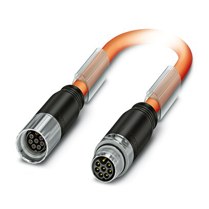 1624787 - K-7E-M17 M9/2,0-D00/M17 F8 - Connector in molded plastic on both sides