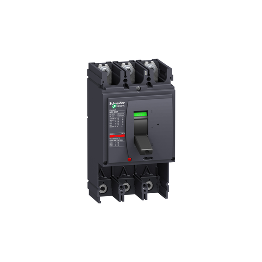 LV432814 - Disyuntor de bastidor básico, Compact NSX630S, 100 kA a 415 V CA 50/60 Hz, 630 A, sin unidad de disparo, 3 polos