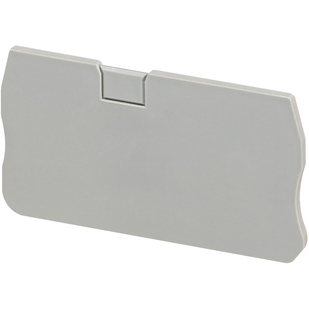 NSYTRACR42 - Placa de cubierta, Linergy TR, 2 puntos, ancho 2,2 mm, para terminales de resorte NSYTRR42, 4 mm², gris, juego de 50