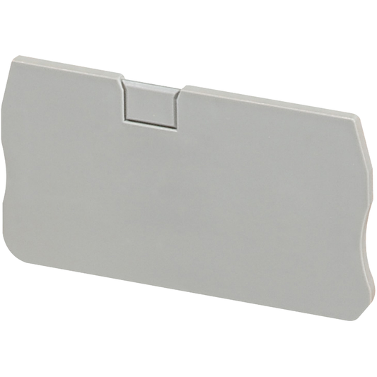 NSYTRACR42 - Placa de cubierta, Linergy TR, 2 puntos, ancho 2,2 mm, para terminales de resorte NSYTRR42, 4 mm², gris, juego de 50