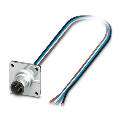 1419784 - SACC-SQ-M12MS-4CON-20/0,5 - Device connector front mounting