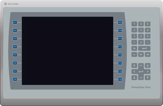 2711P-B10C22D9P - PanelView Plus 7 Performance Terminal, Keypad/TouchScreen,10 SVGA, TFT Color, Ethernet DLR, 24V DC, Windows CE OS License Pro, Performance Model