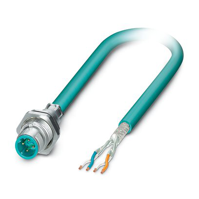 1551561 - SACCBP-M12MSD-4CON-M16/0,5-931 - Device connector, rear mounting