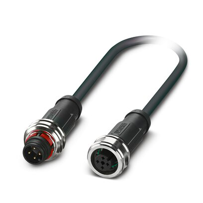 SAC-4P-P12MS/ 0,6-PUR/P12FS - Sensor/actuator cable