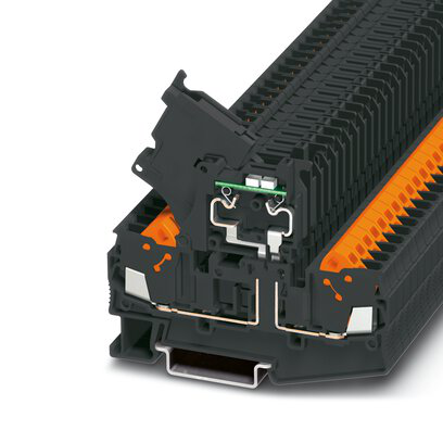 3050387 - QTC 2,5-HESILA 250 (5X20) - Bloque de terminales modular para fusibles (Cantidad: 50)