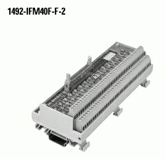 1492-IFM40F-F-2 - 40-Point Isolated Fusible Digital IFM, 5 x 20mm Fuse Clips, Extra Terminals for Outputs, , , Digital Interface Module