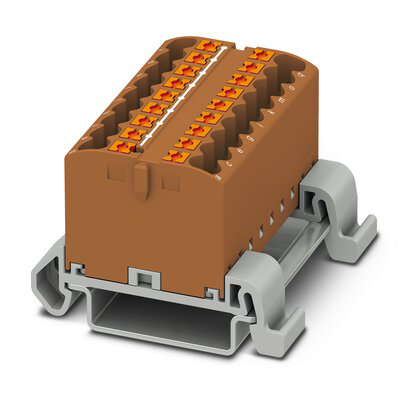 3273186 - PTFIX 18X2,5-NS35A BN - Distribution block