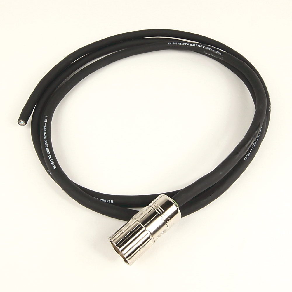 2090-XXNFMF-S12 - Cable de retroalimentación, conector DIN tipo 4, no flexible, cable de conexión, 12 m