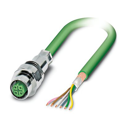 1529768 - SACCEC-M12FSB-5CON-M16/2,0-900 - Device connector front mounting