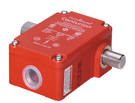 440K-B04040 - Guardlock Switch,Centurion,2 N.C. Safety, 1 N.O Aux,Break Before Make,No Actuator,M20 Conduit,Die Cast Alloy (red)