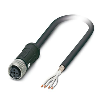 1407318 - SAC-4P- 5,0-28R/FS SCO RAIL - Cable sensor/actuador