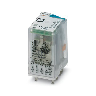 2903681 - REL-IR4/LDP-125DC/4X21 - Single relay (Qty. 10)