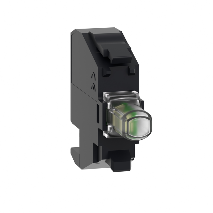 ZBVB14 - Light block, Harmony XB4, Harmony XB5, for head 22mm, universal LED, plug-in connector, 24V AC DC