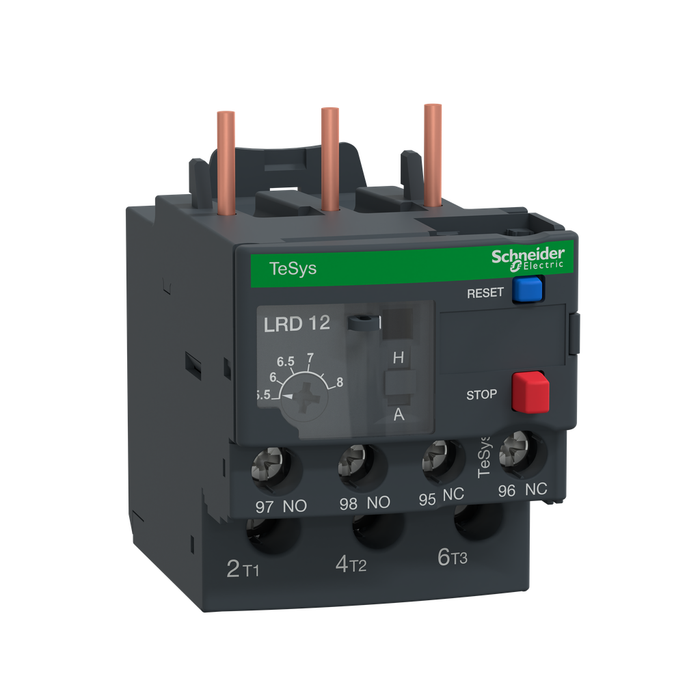 LRD12L - TeSys Deca thermal overload relays - 5.5...8 A - class 20