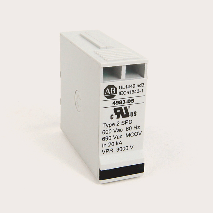 4983-DS600-804 - 4983 Surge and Filter Protection, Din Rail Mount, UL 1449, 600V AC, 80kA, 4 Pole Configuration