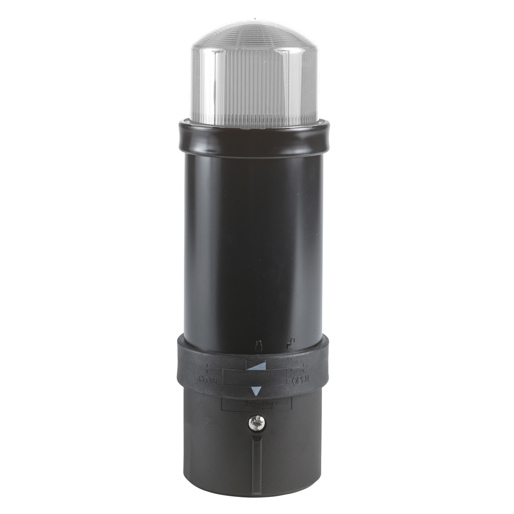 XVBL6B7 - Baliza completa, Harmony XVB Universal, luz estroboscópica transparente, 70 mm, 5 julios, 24 V CA/CC