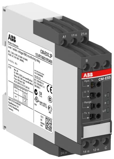 1SVR740831R1400 - CM-ESS.2P VOLTAGE MON. RELAY