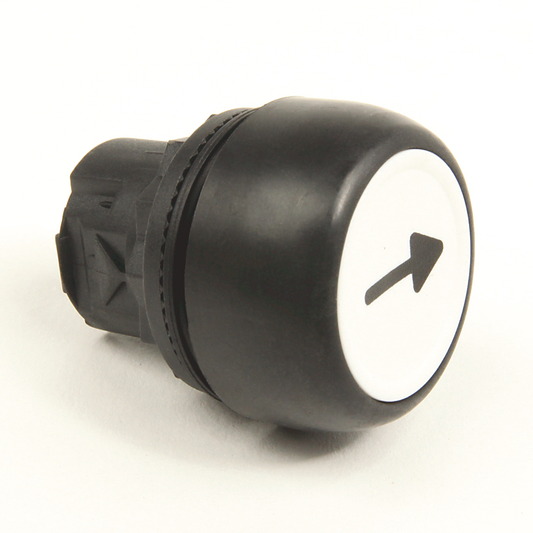 800FP-CA1U243 - 800FC - Plástico, 1 velocidad, Flecha única, Blanco, Horizontal: Blanco/DERECHA o Negro/IZQUIERDA