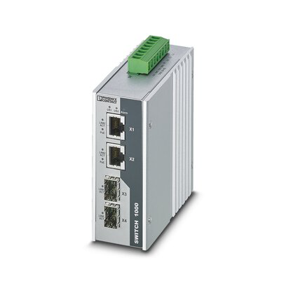 Conmutador Ethernet industrial FL SWITCH 1000T-2POE-GT-2SFP